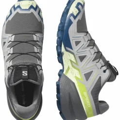 Salomon Trailrunning|Trailrunning<· SPEEDCROSS 6 castlerock-lime cream-poseidon