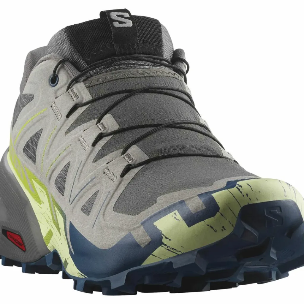 Salomon Trailrunning|Trailrunning<· SPEEDCROSS 6 castlerock-lime cream-poseidon