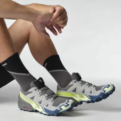 Salomon Trailrunning|Trailrunning<· SPEEDCROSS 6 castlerock-lime cream-poseidon