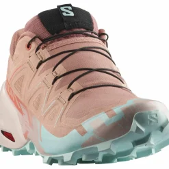 Salomon Trailrunning|Trailrunning<· SPEEDCROSS 6 mahogany rose-hushed violet-iced aqua