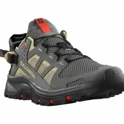 Salomon Urban Outdoor|Badeschuhe<· TECHAMPHIBIAN 5 pewter-moth-fiery red