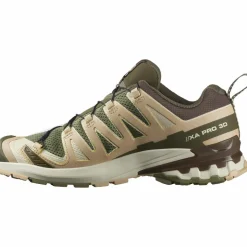 Salomon Wanderschuhe|Nordic Walking<· XA PRO 3D V9 deep lichen green-safari-dark earth