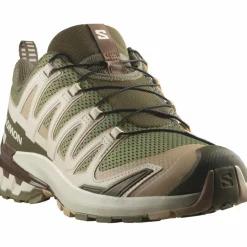 Salomon Wanderschuhe|Nordic Walking<· XA PRO 3D V9 deep lichen green-safari-dark earth