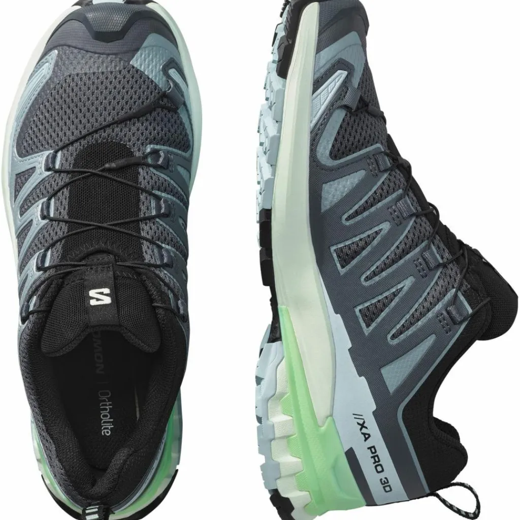 Salomon Wandern|Nordic Walking<· XA PRO 3D V9 turbulence-iced aqua-patina green