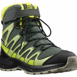 Salomon Wanderschuhe<· XA PRO V8 WINTER urban chic-black-evening primrose