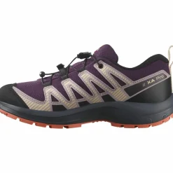 Salomon Wandern|Wanderschuhe<· XA PRO V8 WP plum kitten-turbulence-fusion coral