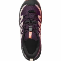 Salomon Wandern|Wanderschuhe<· XA PRO V8 WP plum kitten-turbulence-fusion coral