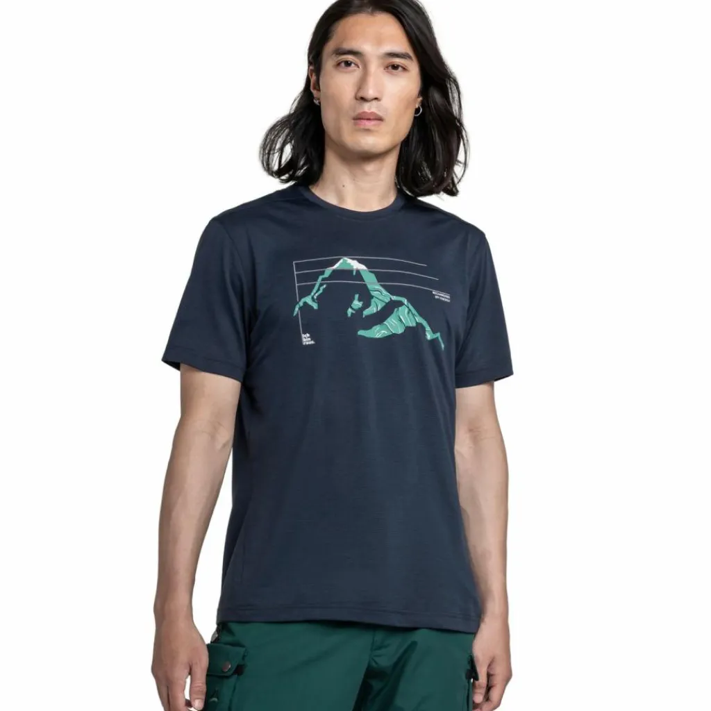 Schöffel Klettern & Bouldern|Klettern<· CIRC T Shirt Sulten M navy blazer