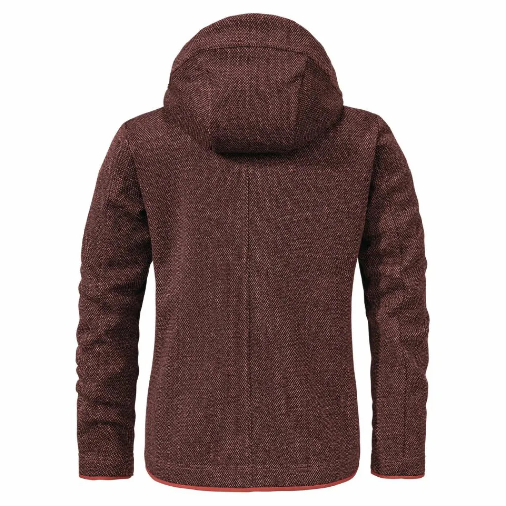 Schöffel Fleecejacken<· Fleece Hoody Aurora L 2635 - rot