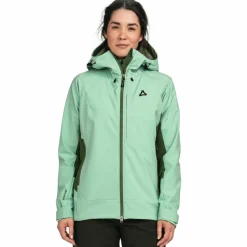 Schöffel Klettern|Regenjacken<· Mountain Softshell Jk Style Milagle WMS 6305 - gr&uuml;n