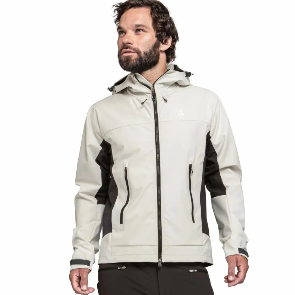 Schöffel Klettern<· Softshell Jk Style Blaueis MNS 9040 - natur