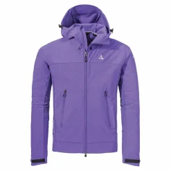 Schöffel Regenjacken|Übergangsjacken<· Softshell Jk Style Blaueis MNS 3805 - lila