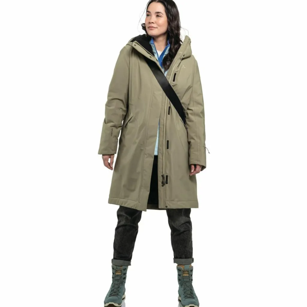 Schöffel Mäntel<· Urban Ins Coat Style Gregale WMS 4725 - braun
