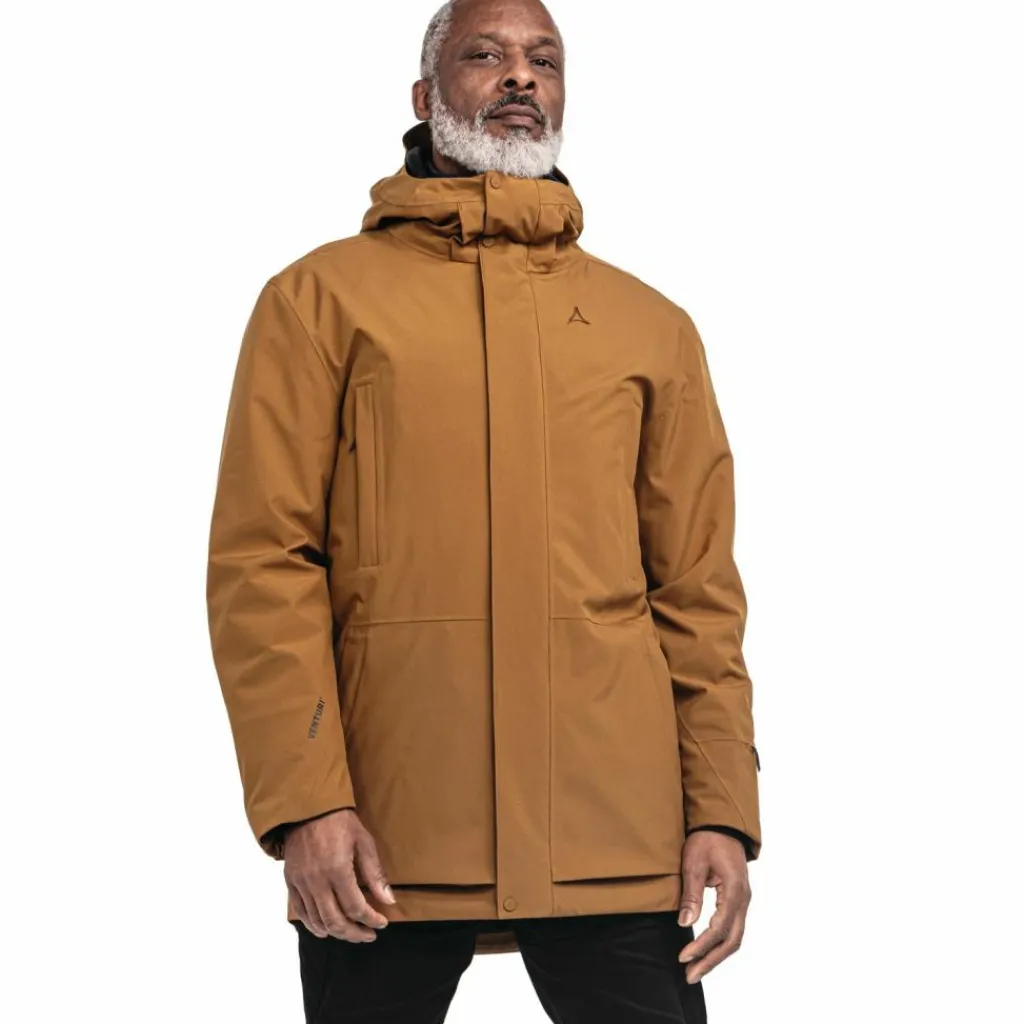Schöffel Übergangsjacken<· Urban Ins Parka Style Crivat MNS 4745 - braun