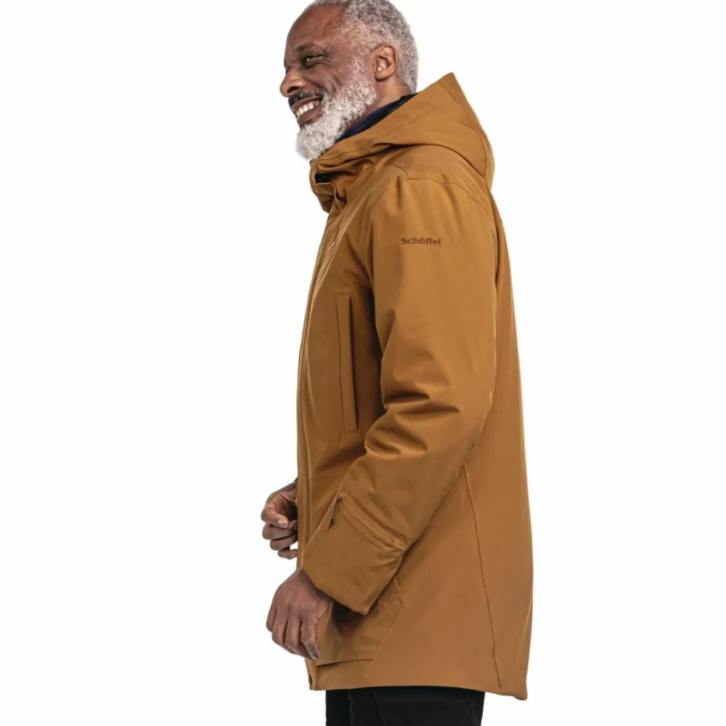 Schöffel Übergangsjacken<· Urban Ins Parka Style Crivat MNS 4745 - braun