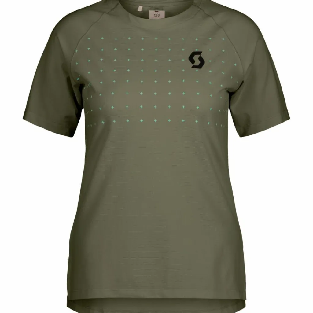 SCOTT Radsport|Radsport<· SCO Tee Ws Trail Vertic Pro SS hay green
