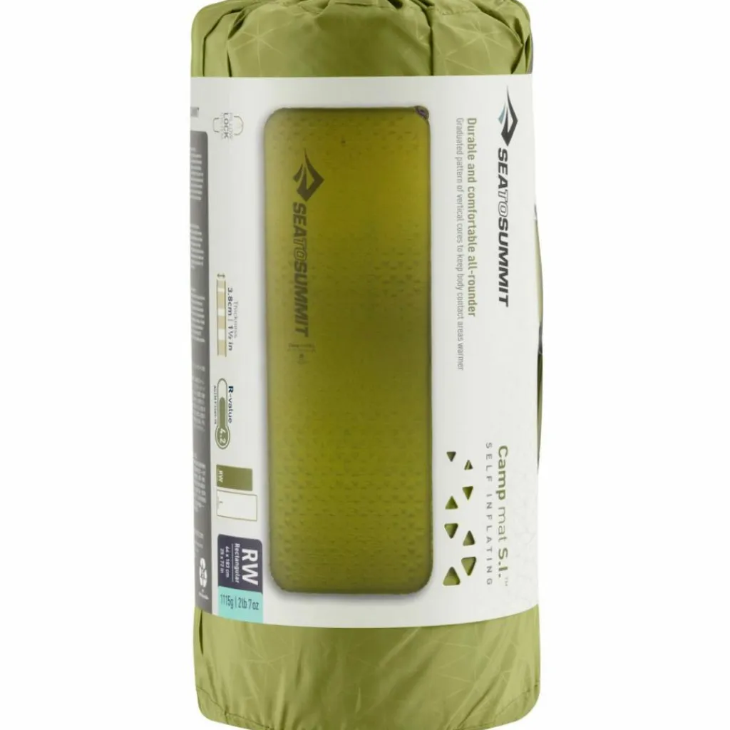 Sea to Summit Camping|Matten & Matratzen<· Camp Mat Self Inflating Mat Regular Wide olive