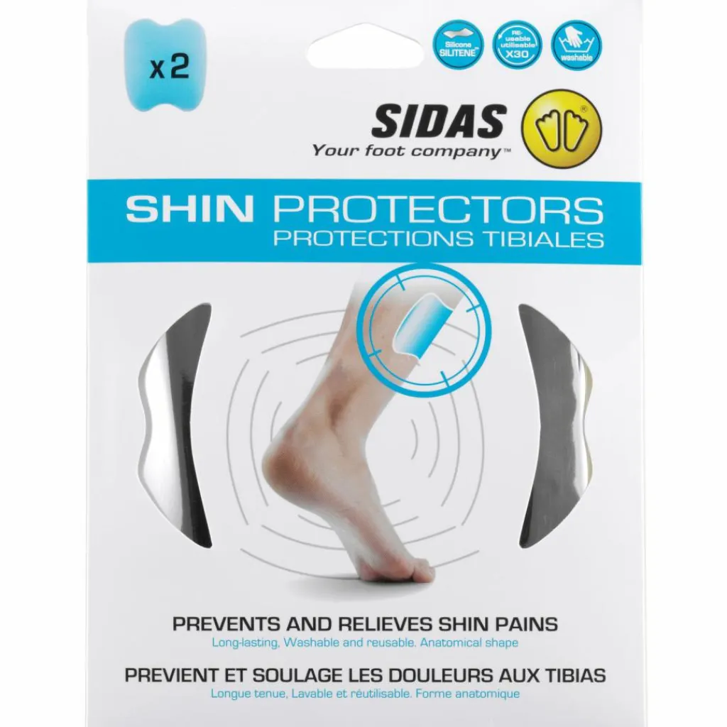 SIDAS Skiprotektoren<· Shin Protector hellblau