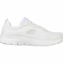 Skechers Sneaker|Fitnessschuhe<· Flex Appeal 4.0 white mesh - trim