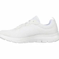 Skechers Sneaker|Fitnessschuhe<· Flex Appeal 4.0 white mesh - trim
