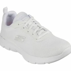 Skechers Sneaker|Fitnessschuhe<· Flex Appeal 4.0 white mesh - trim