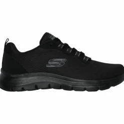 Skechers Streetwear|Sneaker<· Flex Appeal 5.0 black mesh-gray trim