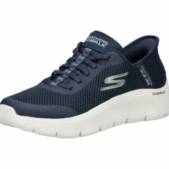 Skechers Streetwear|Sneaker<· Go Walk Flex navy textile-white trim