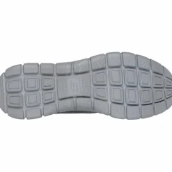 Skechers Streetwear|Sneaker<· Track charcoal mesh-synthetic-orange trim