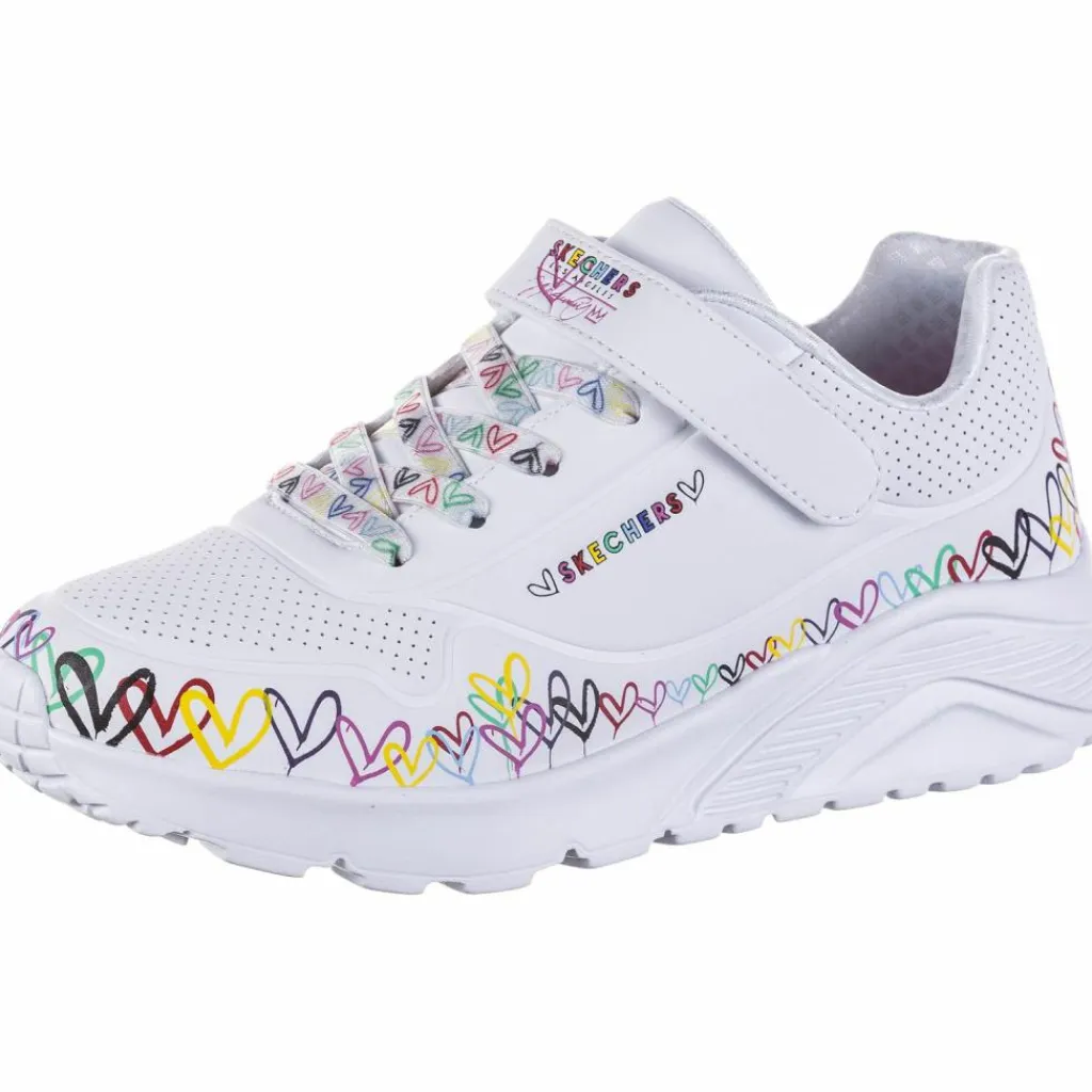 Skechers Sneaker<· UNO LITE HEART CRAZE white-multi
