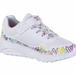 Skechers Sneaker<· UNO LITE HEART CRAZE white-multi