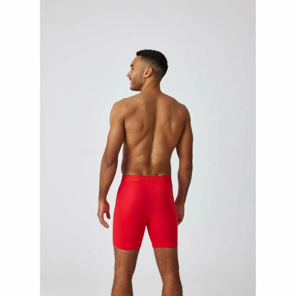 Snocks Unterwäsche<· Boxershorts mit längerem Bein 3er Pack Hibiscus