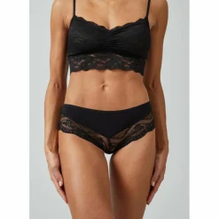 Snocks Unterwäsche<· Hipster Panties Schwarz