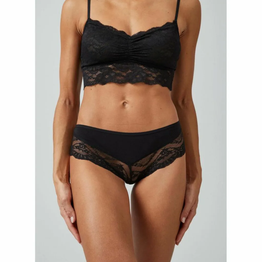 Snocks Unterwäsche<· Hipster Panties Schwarz