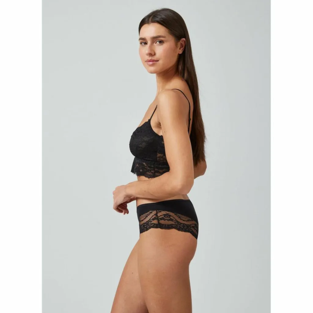 Snocks Unterwäsche<· Hipster Panties Schwarz