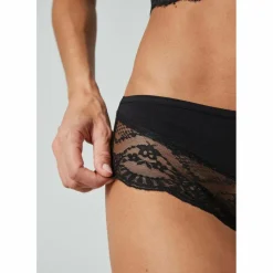 Snocks Unterwäsche<· Hipster Panties Schwarz