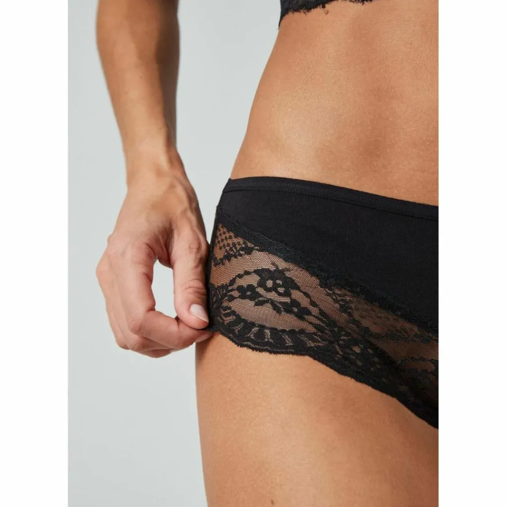 Snocks Unterwäsche<· Hipster Panties Schwarz