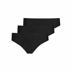 Snocks Unterwäsche<· Nahtlose Hipster Panties Schwarz