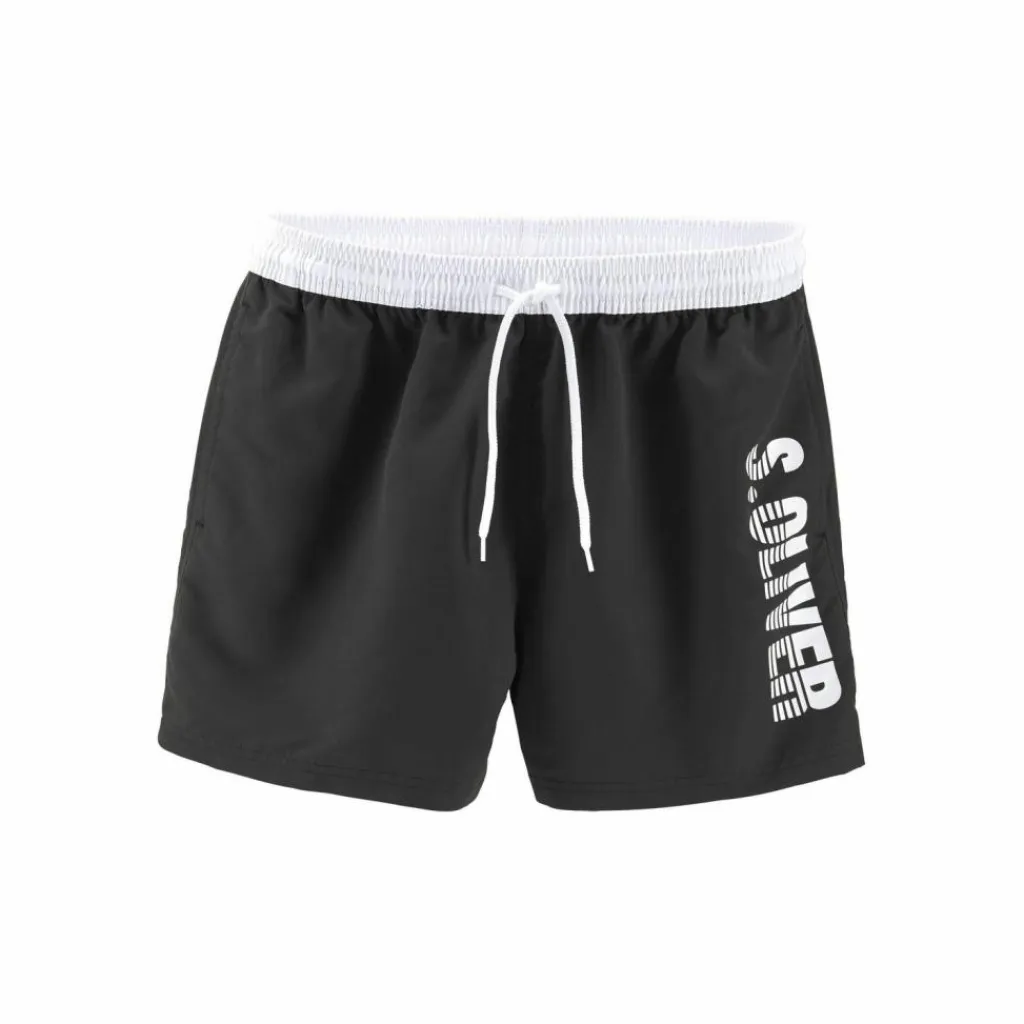 S.OLIVER Schwimmen<· Badeshorts schwarz (Kurzgröße)
