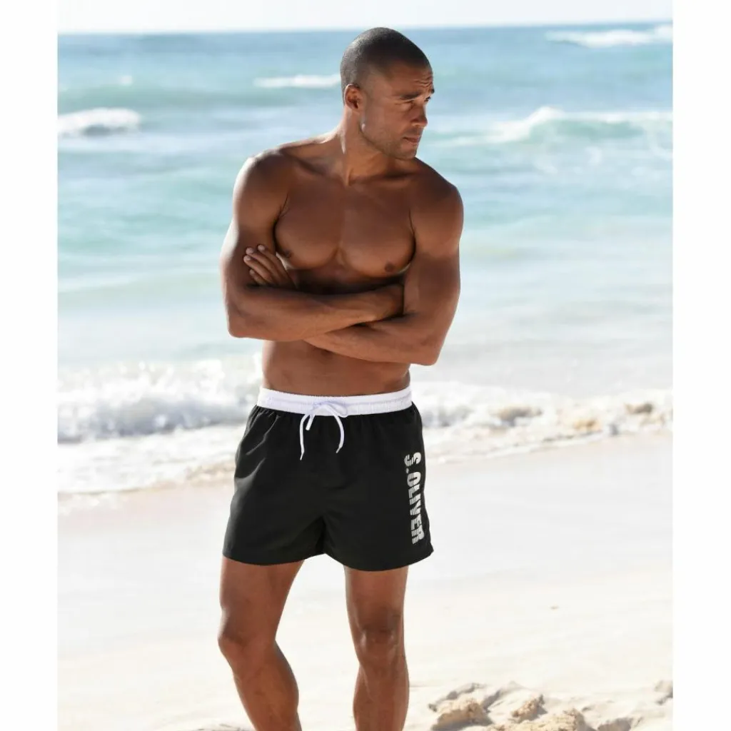 S.OLIVER Schwimmen<· Badeshorts schwarz (Kurzgröße)