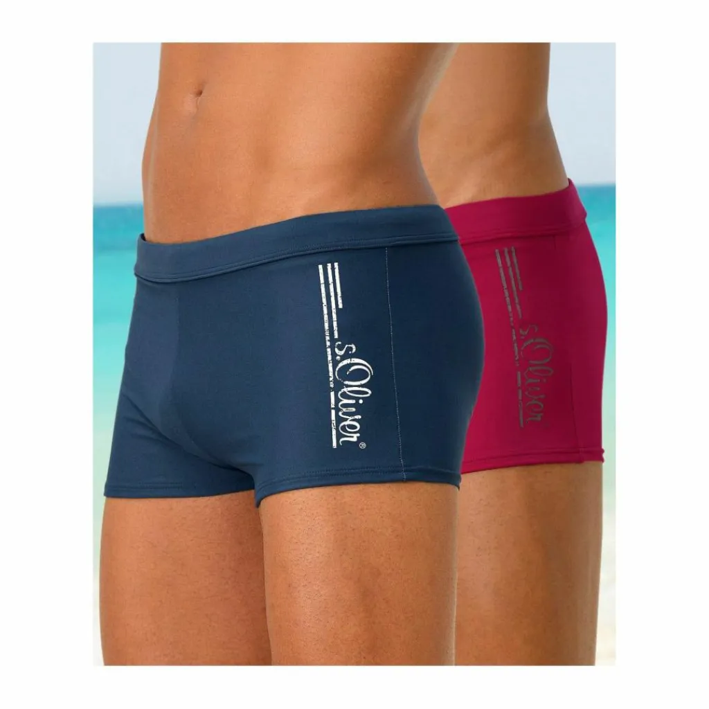 S.OLIVER Schwimmen<· Boxer-Badehose rot