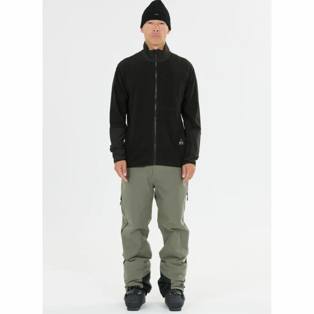 SOS Fleecejacken<· Bromo 1001 Black