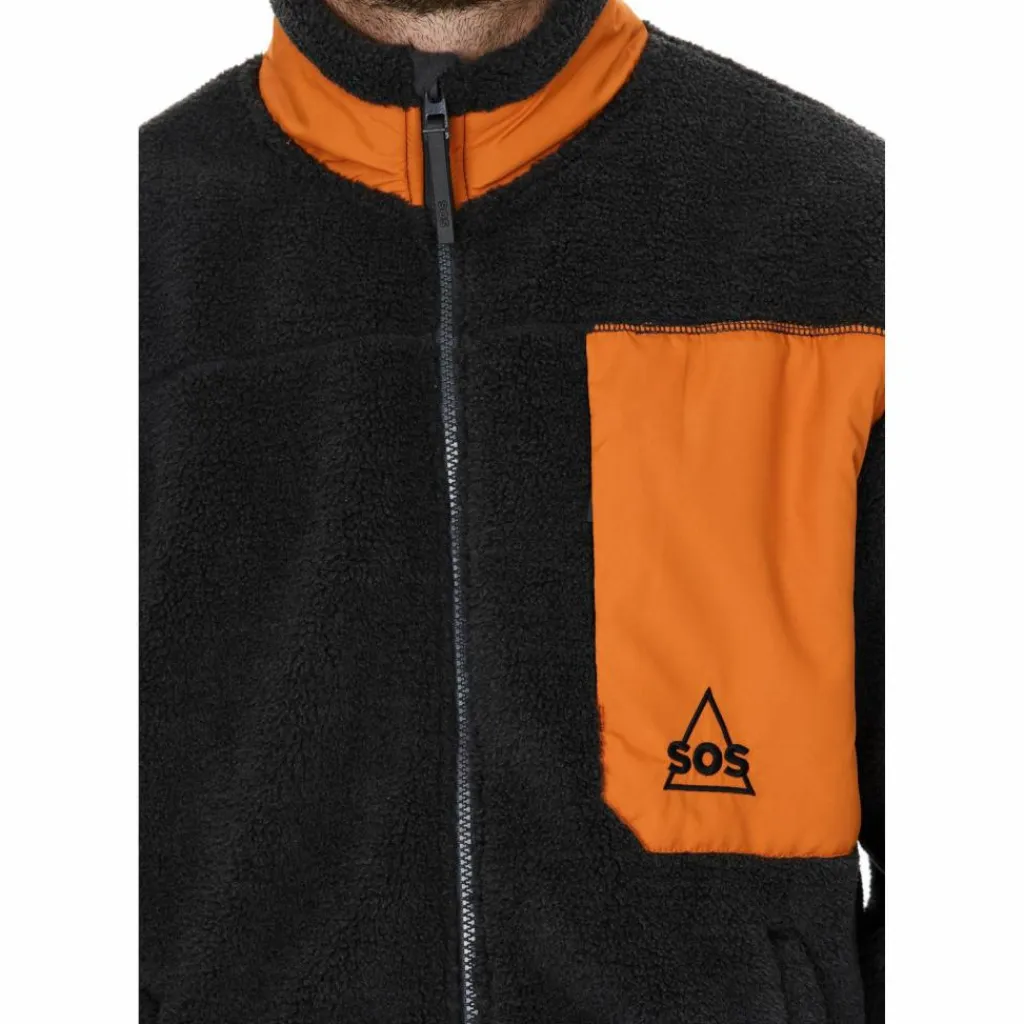 SOS Fleecejacken<· La Grave 1051 Asphalt