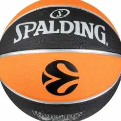 SPALDING Basketball|Basketball<· VARCITY EUROLEAGUE black-orange