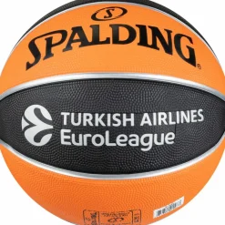 SPALDING Basketball|Basketball<· VARCITY EUROLEAGUE black-orange