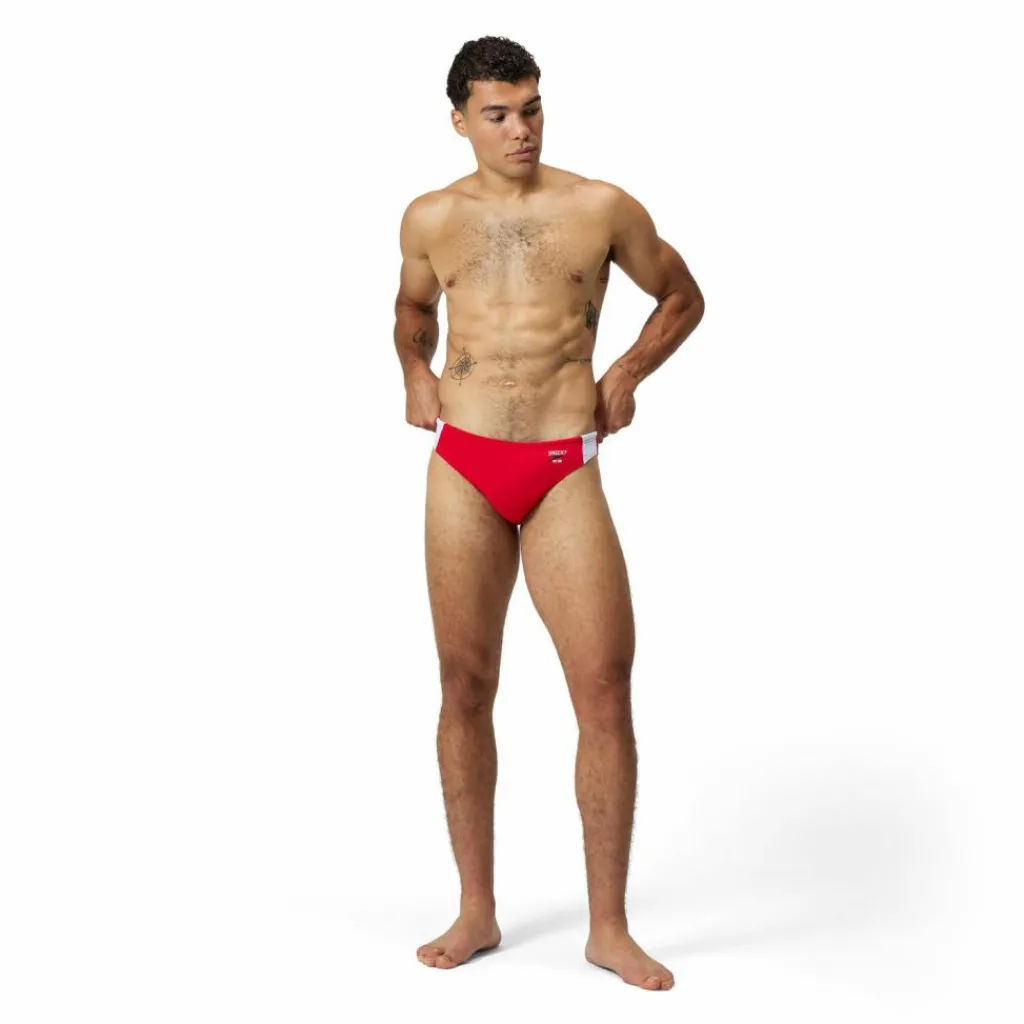 SPEEDO Schwimmen<· Colorblock high risk red