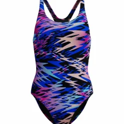 SPEEDO Schwimmen|Schwimmen<· HYPERBOOM PRINT MEDALIST blk-pnk
