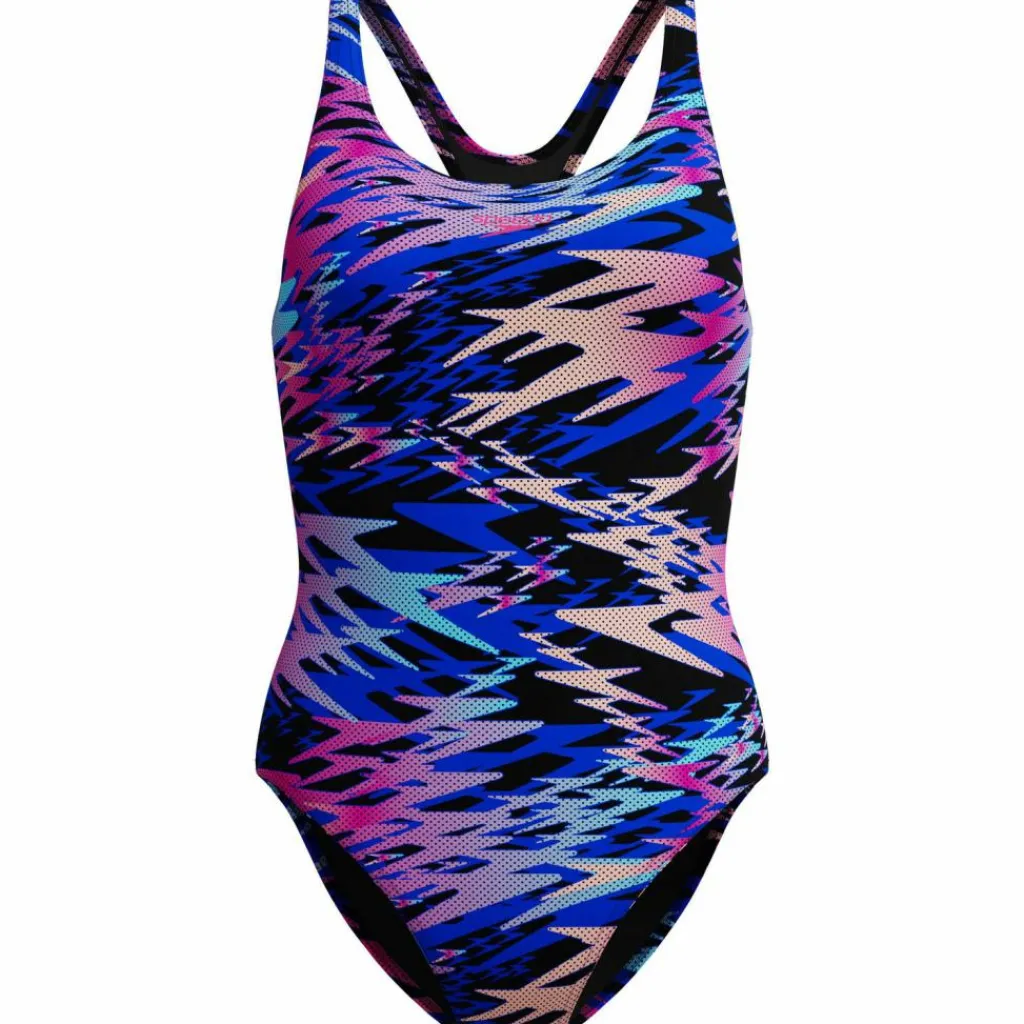 SPEEDO Schwimmen|Schwimmen<· HYPERBOOM PRINT MEDALIST blk-pnk