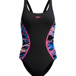 SPEEDO Schwimmen|Schwimmen<· HYPERBOOM SPLICE MUSCLEBACK blk-pnk