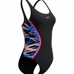 SPEEDO Schwimmen|Schwimmen<· HYPERBOOM SPLICE MUSCLEBACK blk-pnk