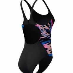 SPEEDO Schwimmen|Schwimmen<· HYPERBOOM SPLICE MUSCLEBACK blk-pnk